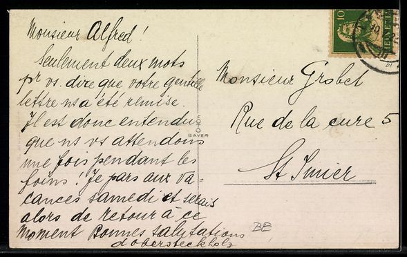 Cartoline postali: AK Obersteckholz, Ortsansicht – Usato da Berlin venduto da bartko-reher 1