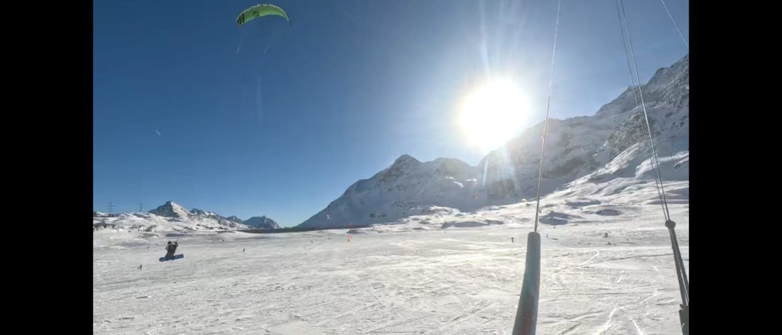 Flysurfer Aquilone: Flysurfer Sonic 2 + Infinity Bar Kite 9m² Snow&Wasserkite – Usato da Berlingen venduto da surfer0815
