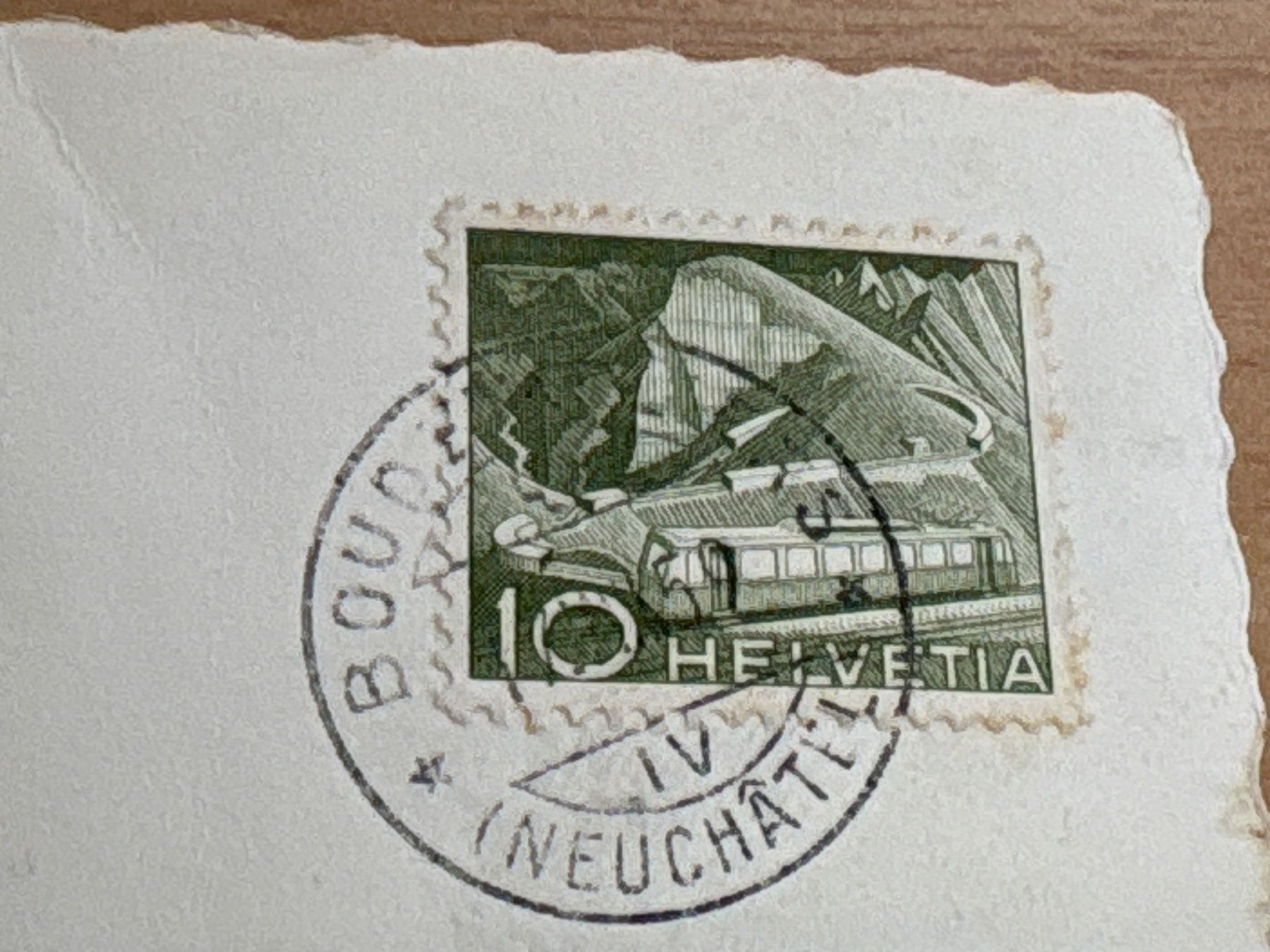 Cartoline postali: Alte Ansichtskarte von Boudevilliers, mit Briefmarke! – Usato da Ibach venduto da lisch3 3