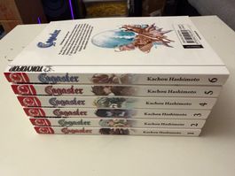 Cagaster - Kachou Hashimoto - Komplette Manga Serie 1 - 6
