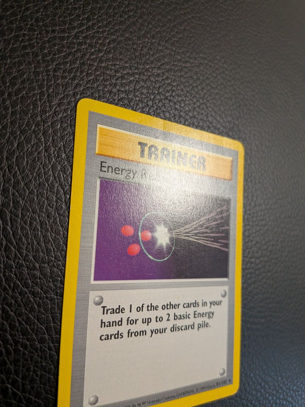 Pokémon Carte collezionabili: 1999 Base Set - Energy Retrieval 81/102 Shadowless Ab 1 – Usato da Paradiso venduto da Pkmn10 1