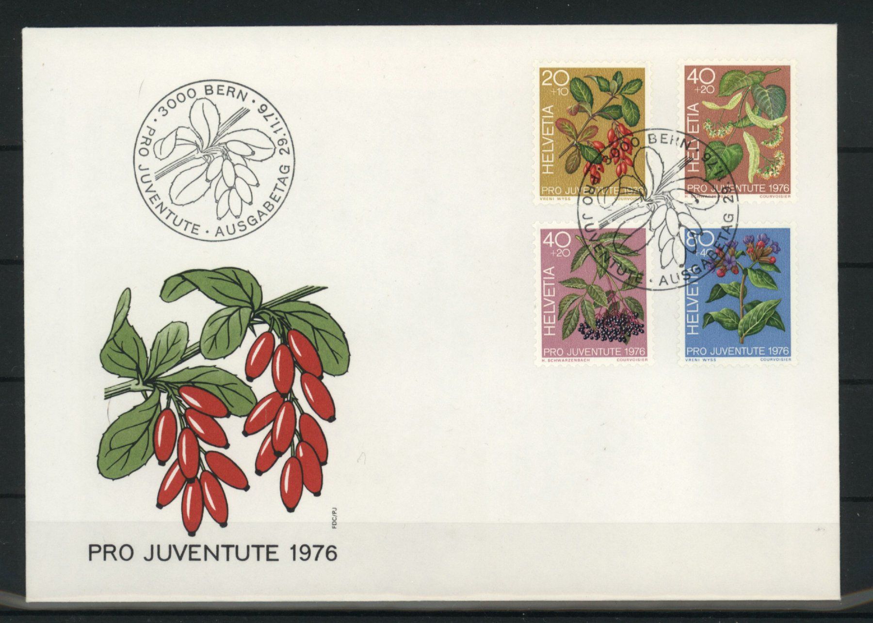 Tutti i francobolli: 1976, FDC, Pro Juventute – Usato da Willisau venduto da Vollstempel