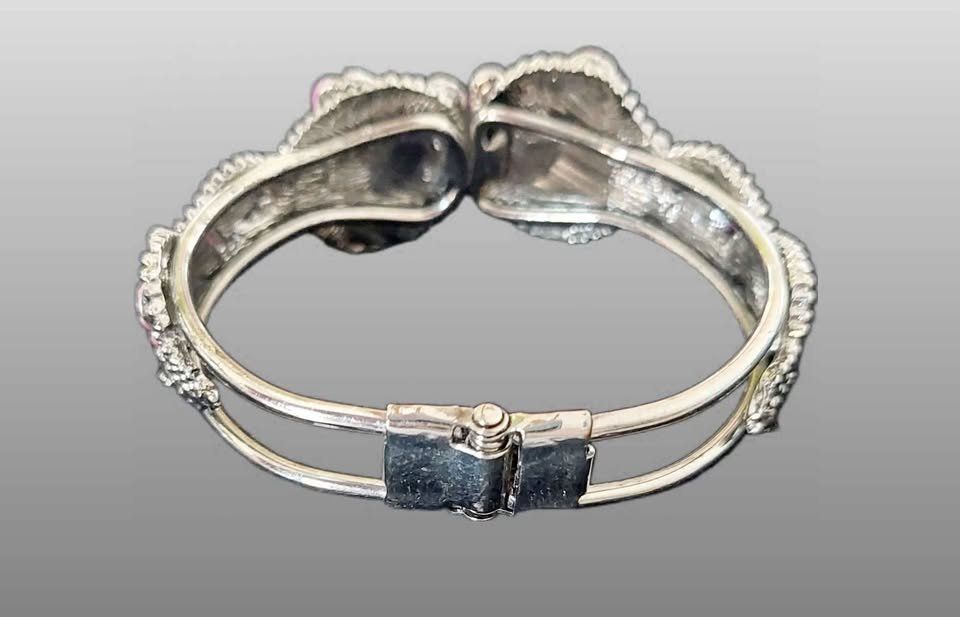 Bracciali & Braccialetti: Schicker Armreif mit Rosé-Blumen – Nuovo (secondo la descrizione) da Aarburg venduto da Glitzerschein 3