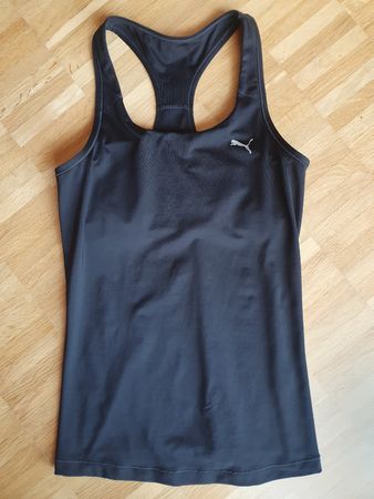 Puma Damen Fitness-Top schwarz Gr. S + integrierter Sport-BH