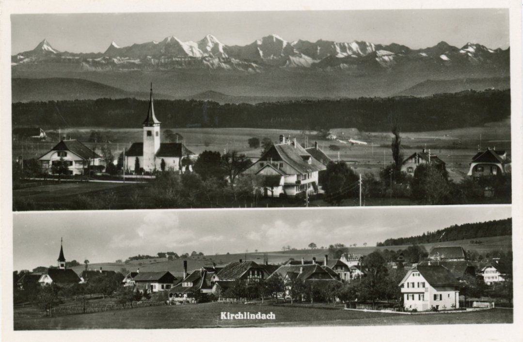 Cartoline postali: Kirchlindach   BE       um 1941 – Usato da Brig venduto da Valcards54