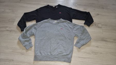 Levi's Pullover Set, Schwarz und Grau 100 Baumwolle gr M