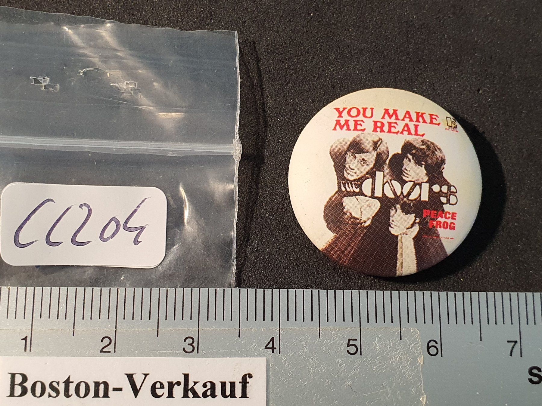 Placchette & Badge: CC204 - Pin /Button - Musik - THE DOORS – Usato da Reinach BL venduto da Boston-Verkauf