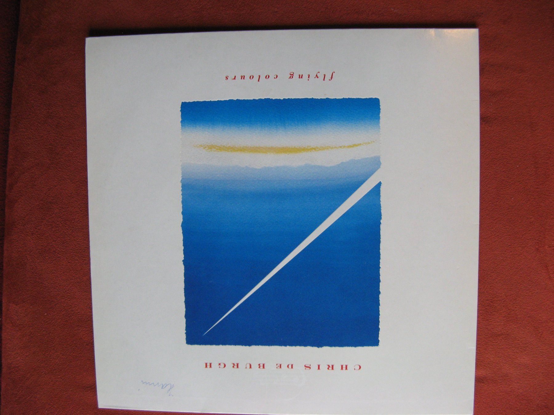 Dischi in vinile: Schallplatte Chris de Burgh flying colours – Usato da Zürich venduto da apil