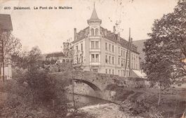 Delémont, Pont de la Maltière, circulée 1919