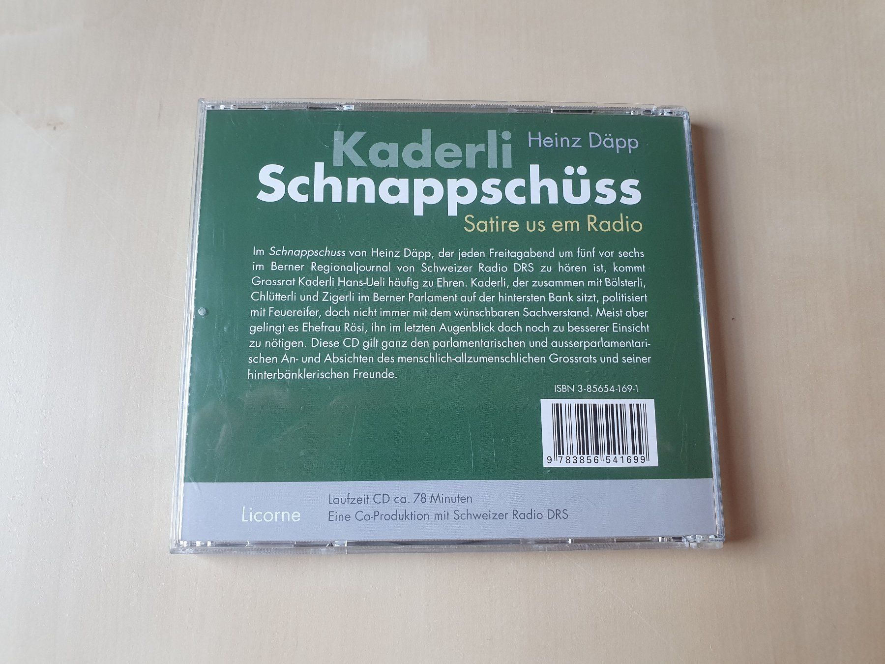 CD: Heinz Däpp Kaderli Schnappschüss – Usato da Stansstad venduto da collectorsshop 1