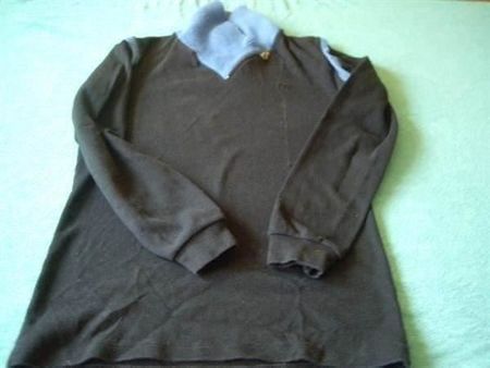 Pullover Grösse 42, schwarz/blau