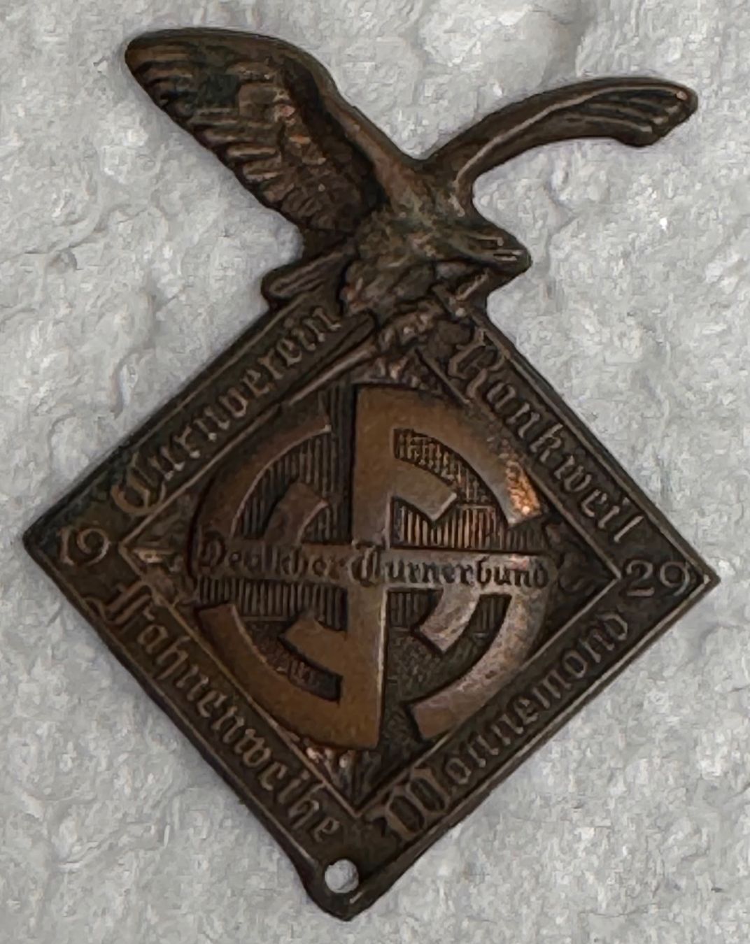 Placchette & Badge: Fahnenweihe Turnverein Rankweil Wonnemond 1929 – Usato da Andwil SG venduto da Ariisa1234 1