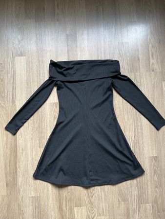 Schickes, wie Neu schulterfrei Kleid von H&M Divided, Gr. 38