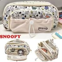 Snoopy – trousse à crayons multicouche en toile