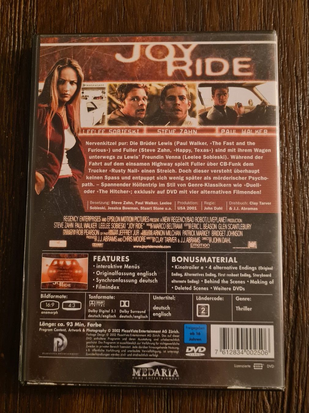 Tutti i DVDs: Joy Ride (H) – Nuovo (secondo la descrizione) da Oberkirch LU venduto da ThE_CoLLecTor666 1