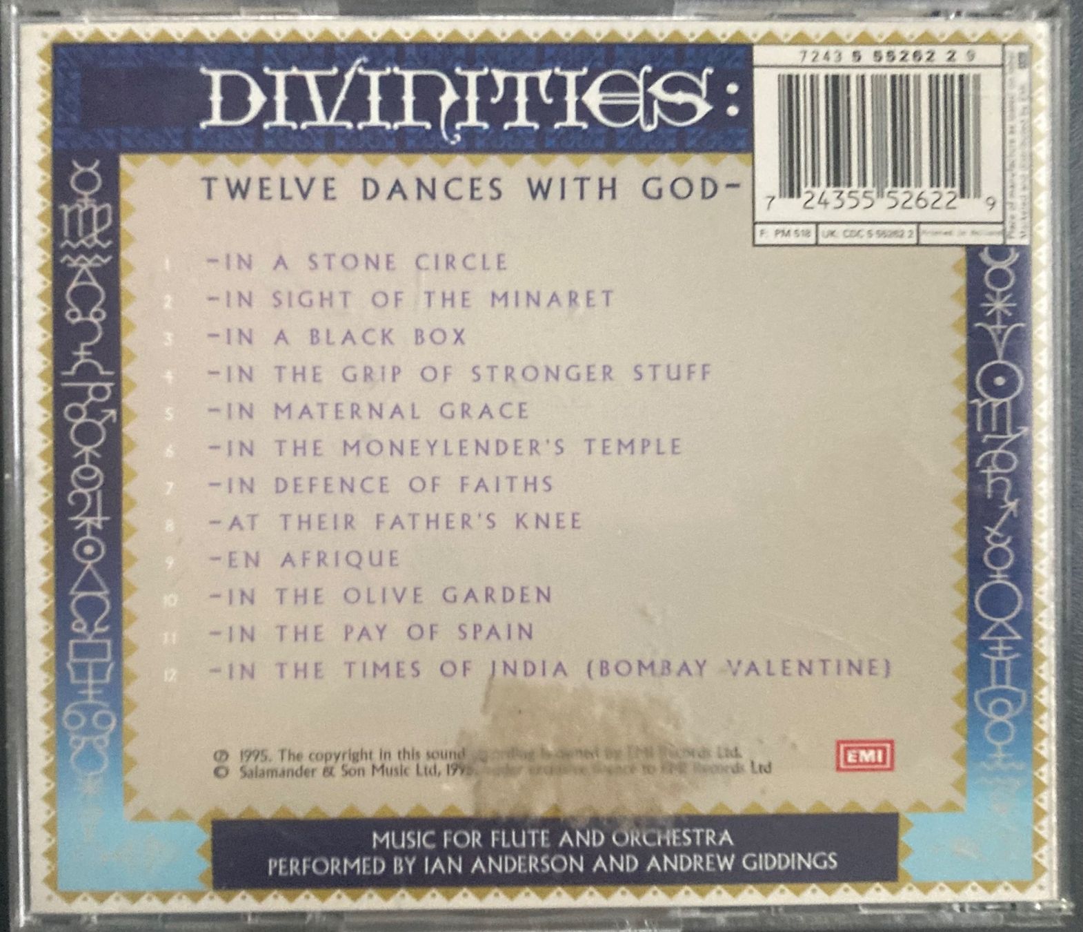 CD: JETHRO TULL / IAN ANDERSON - DIVINITIES: TWELVE DANCES WITH – Usato da Poliez-Pittet venduto da Newtown-Records 1