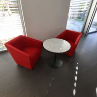 Sevil Peach Next Table Beistelltisch, Marmor Grau, H 66 cm