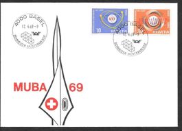 Sonderbrief S. 692 Muba Basel 12.4.1969