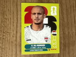 Panini FIFA WM 2026 Sticker Ali Al-Hamadi Iraq IRQ 18