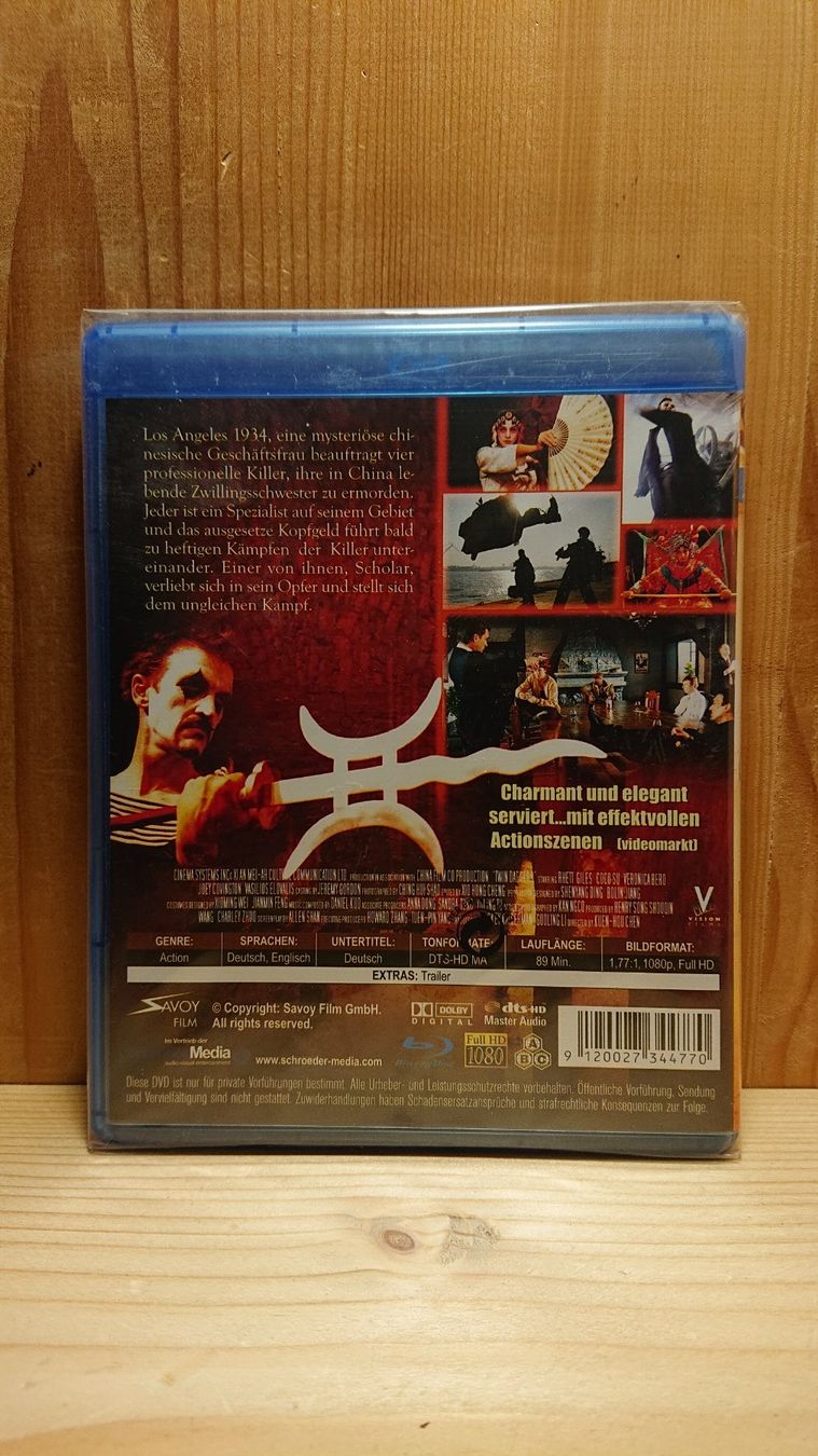 Tutti i DVDs: TWIN DAGGERS Der tödliche Drache Blu-Ray – Nuovo e nell'imballaggio originale da Wilderswil venduto da Exebub 1