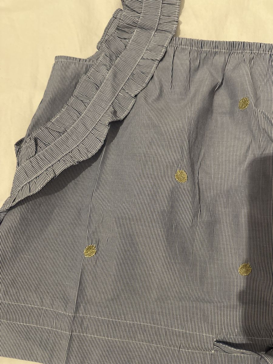 H&M Tops: Blaues Sommertop mit Rüschen Gr. 40 – Neu (gemäss Beschreibung) aus Luzern von val_z5jn 1