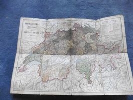 Karte der Schweiz,R.Leuzinger,Litho,Schmid&Francke,Bern