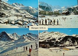 WENGEN Wintersport - Ski-Läufer