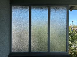 Aus Hausräumung-  Sicht- /Windschutz L 170,H 140 cm Alu/Plex