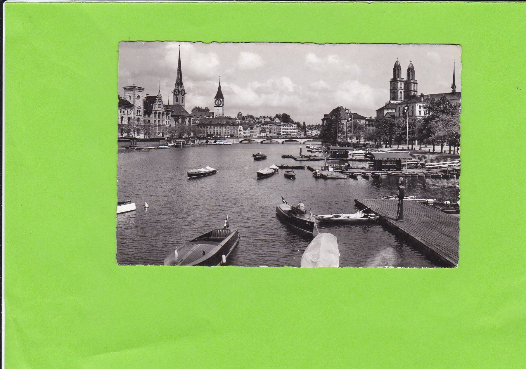 Cartes postales: Zürich-Limmat-Boote – D'occasion à St. Peterzell par neckertal