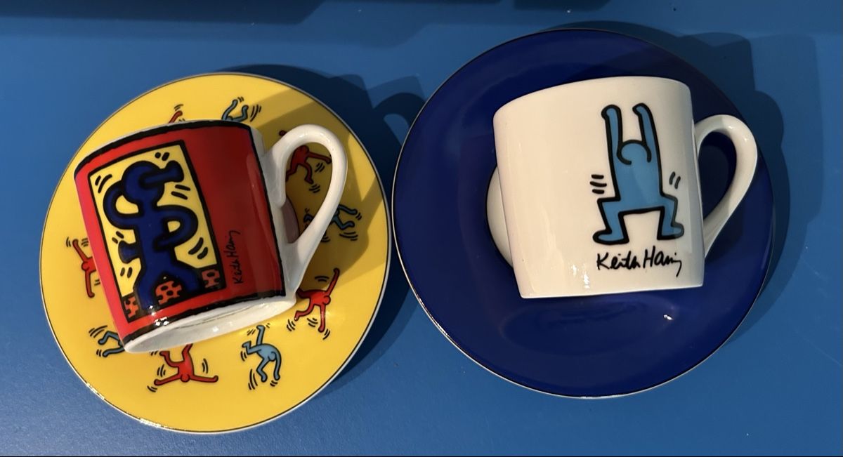 Tasses: 2 Espresso Tassen Keith Haring  – D'occasion à Bülach par larson27 5