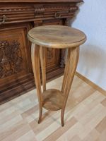 Antiker Blumenstaender Holz Blumentisch Jugendstil