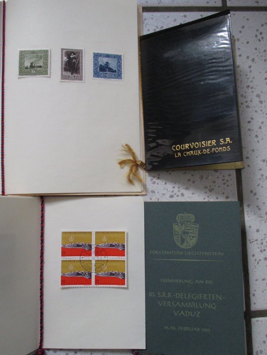 Alle Briefmarken: Seltene Geschenkhefte FL !!!!! – Gebraucht aus Bibern SH von Heinibuehrer 3