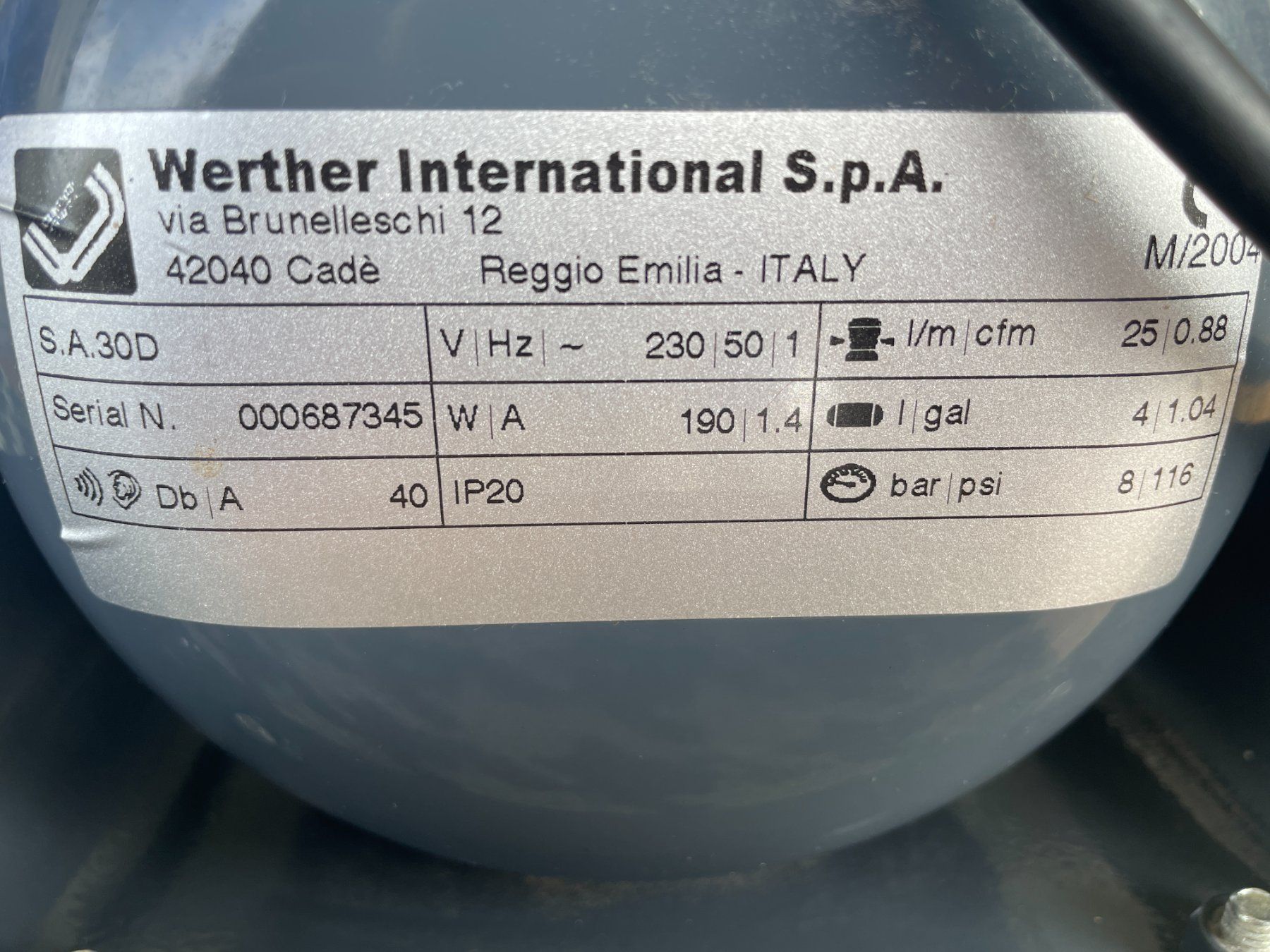 Compressori: Kompressor EuroTech 30A Profi 230V+ Airbrush – Nuovo (secondo la descrizione) da Zürich venduto da Dmbz 4