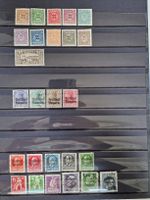2 Seiten Deutsches Reich Briefmarken