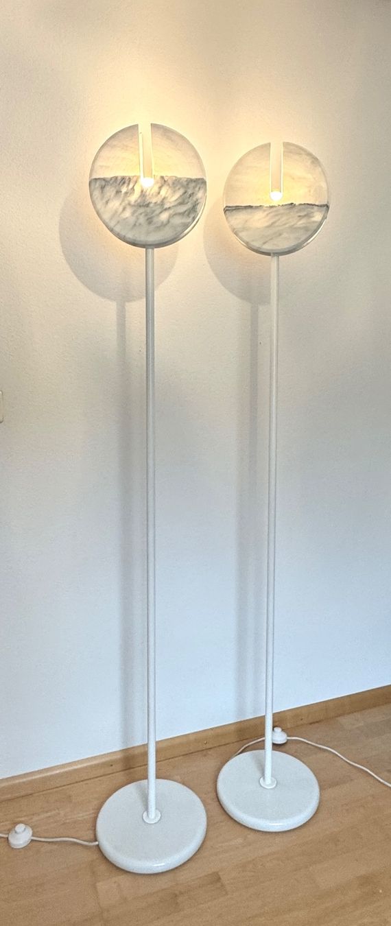 Lampade: Stehleuchten Marmor  Disk Unikate ARREDO 1988 – Usato da Arlesheim venduto da Flytoday