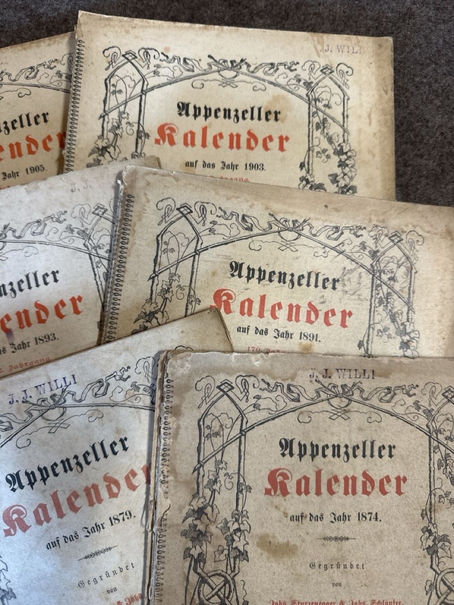 Calendari: Antike Appenzeller Kalender – Usato da Baar venduto da Hillsboro 4