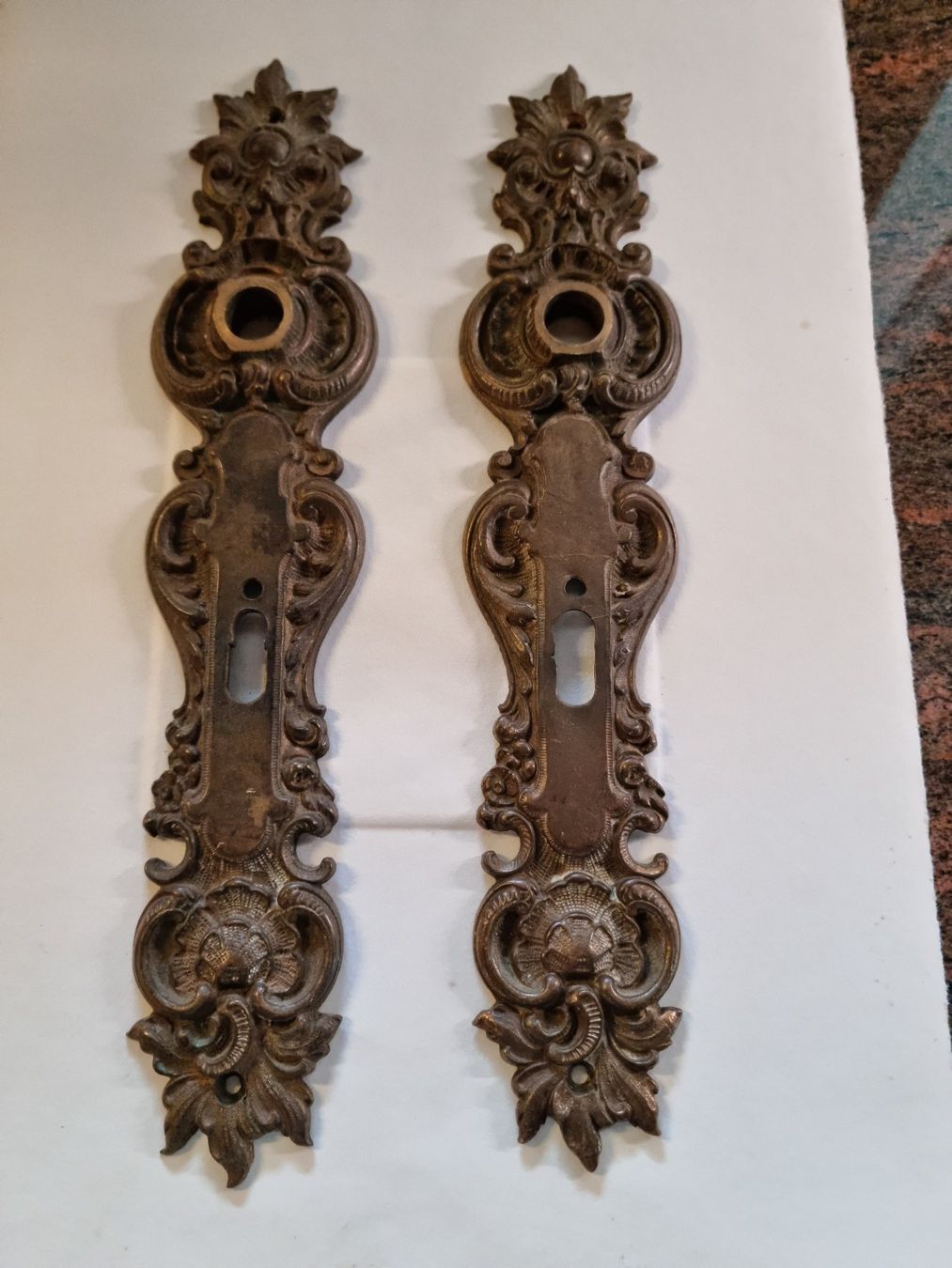 Ferramenta: Türschilder ANTIK Messing-Bronze – Usato da Trachslau venduto da post35
