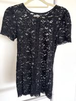 Black Lace Tshirt – Grösse XS