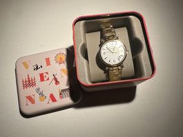 Fossil Damenuhr, Gold, neu