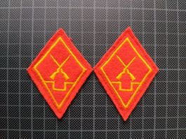 Kragenspiegel Füsilier Set Ord. 1976