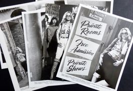 SEXY SEASON HUBLEY 1979 HARDCORE 6 B&W VINTAGE PRESS PHOTO