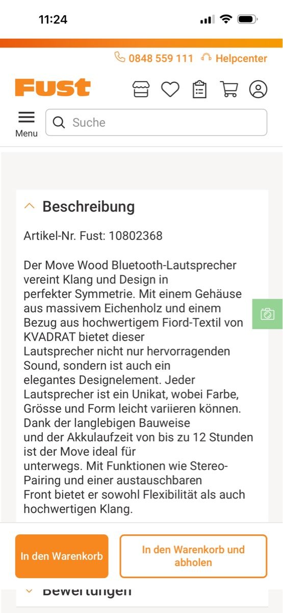 Casse acustiche: SackIt Move Smoked Oak Bluetooth  – Nuovo e nell'imballaggio originale da Rifferswil venduto da Skywin01 4