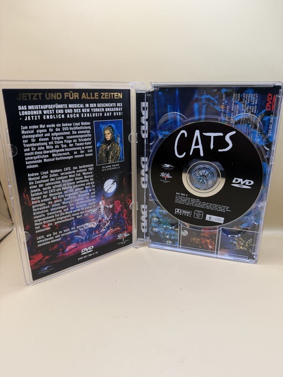 Alle DVDs: Cats DVD Musical Andrew Lloyd Webber DE – Gebraucht aus Genève von sho_67qj 2