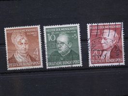 BRD 1952 Helfer der Menschheit III gest.