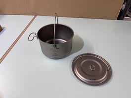 Neu Titan Pot 1.3l Hängekessel Feuertopf Feuerkessel Widesea