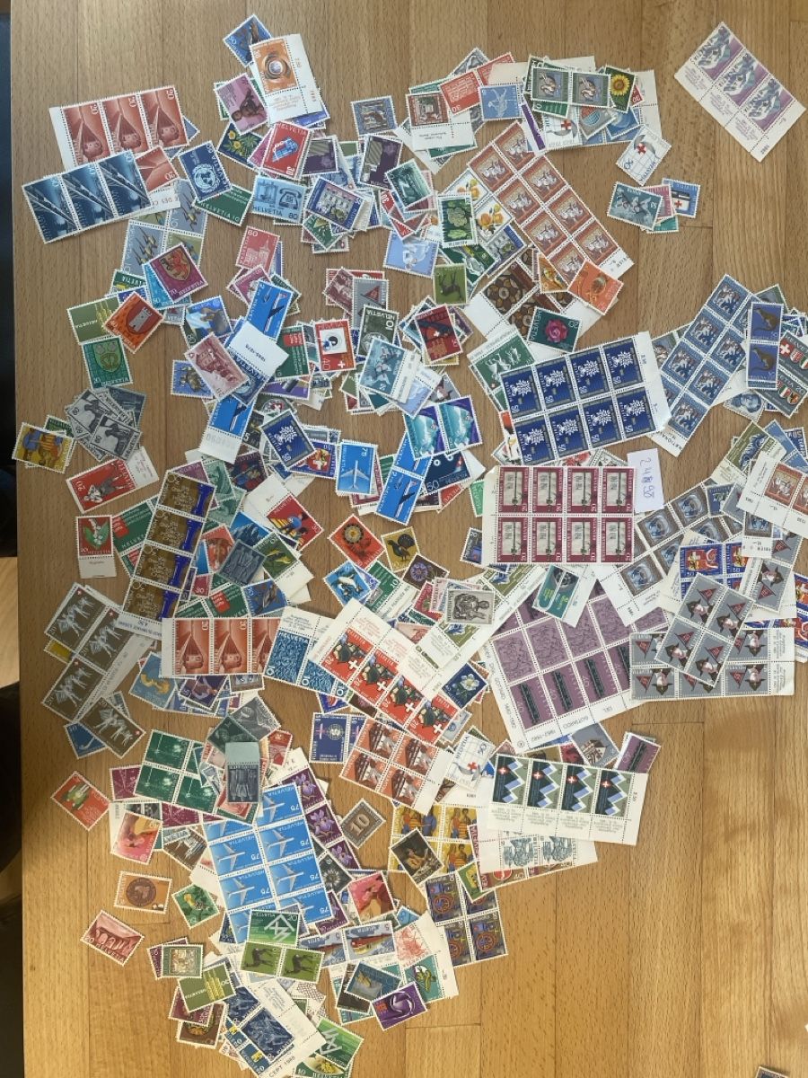 Alle Briefmarken: 375Fr Frankaturware Schweiz Sammlung Postfrisch ungestempelt – Neu (gemäss Beschreibung) aus Wil SG von Chefsugus