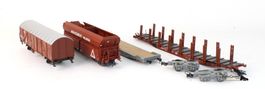 4 H0 Güterwagen, Bastelmodelle