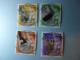 2008 Sondermarken Musik 1267-1270 ET Vollstempel-ORT