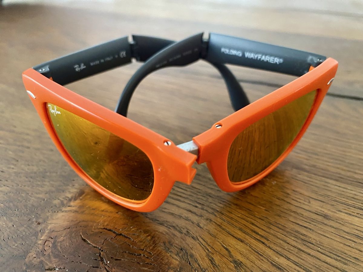 Ray-Ban Occhiali & Lenti: Original Ray-Ban Folding Wayfarer RB4105 Orange – Nuovo (secondo la descrizione) da Figino venduto da buy77 3