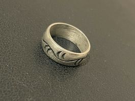 ✨ Ring mit schöner Gravur aus Metall ✨